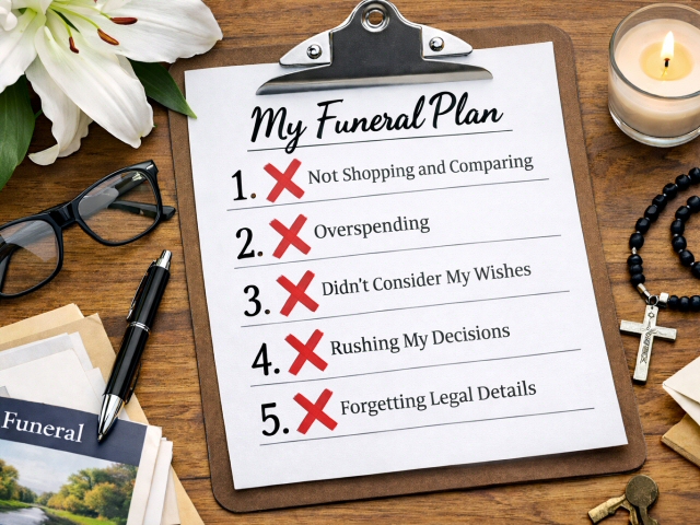 Learn about 5 common funeral planning mistakes and how Legacy of Love Funeral Planning can help you avoid them.