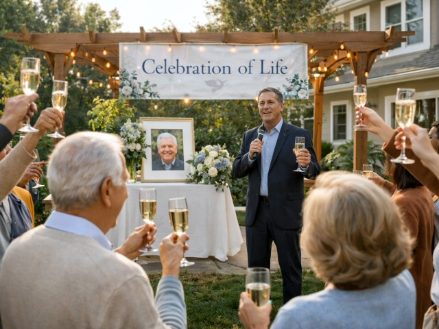 A personalized celebration of life memorial service planned with Legacy of Love consultative support.