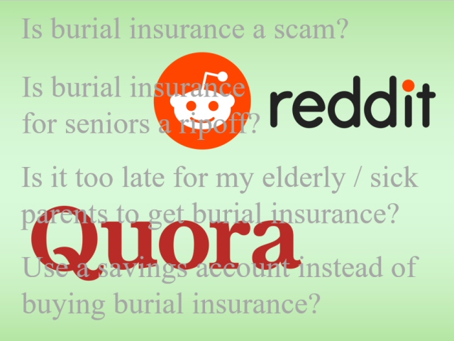 Common questions from Reddit and Quora regarding how to pay for funerals.