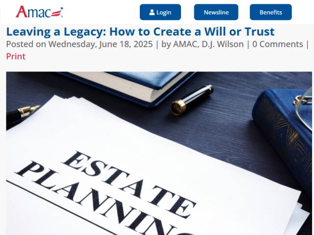 AMAC's official stance on funeral pre-planning and pre-funding.